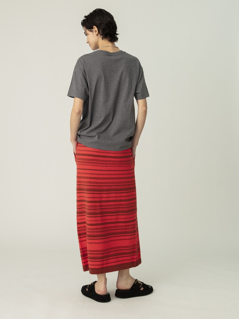 ネイティブストライプ スカート 詳細画像 red 3