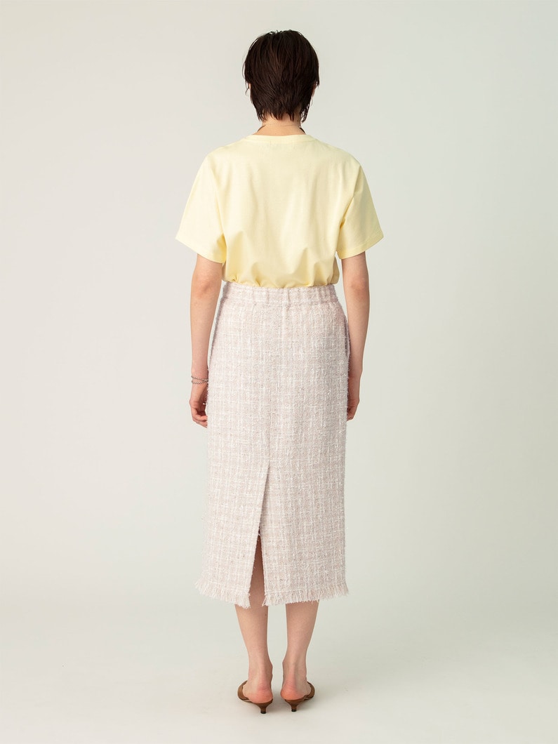 ツイード タイトスカート 詳細画像 ivory 2