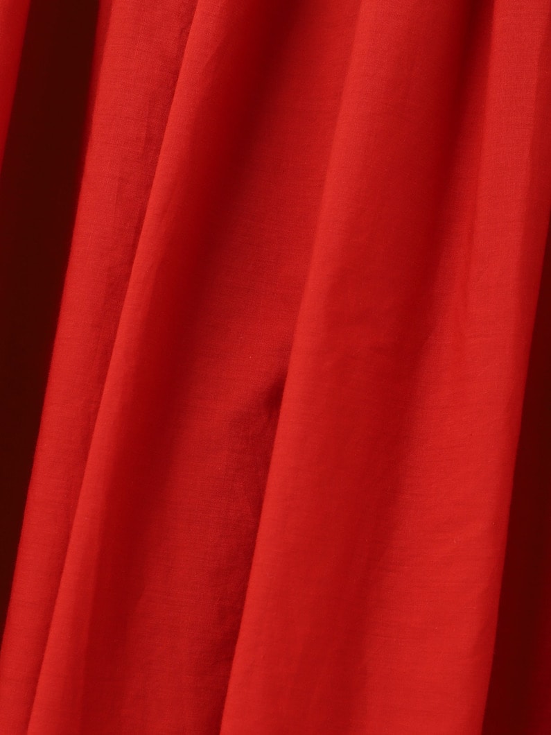 スーパー ファインコットン ローン ピンタック スカート 詳細画像 red 3