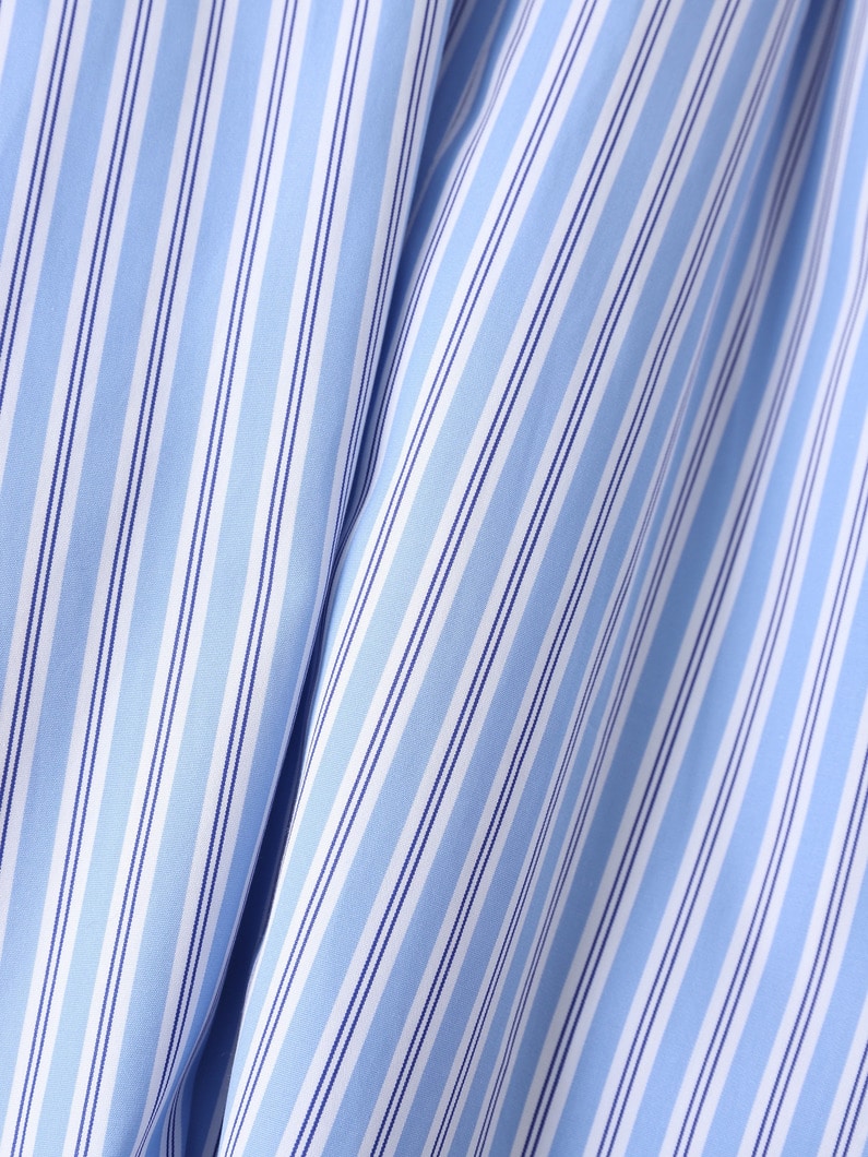 ストライプ ギャザースカート 詳細画像 blue 4