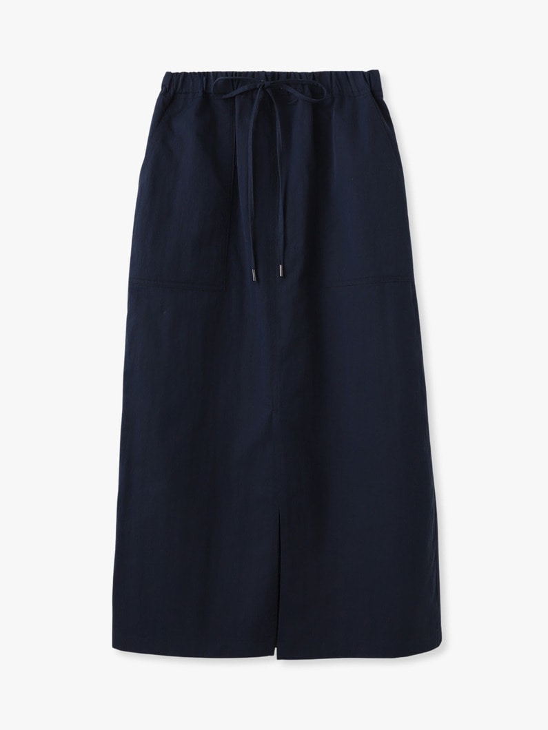 コットンナイロン イージー スカート 詳細画像 navy 4