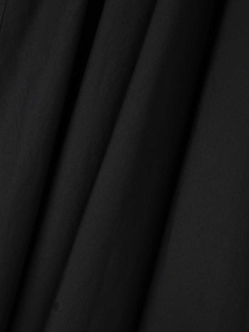 ナチュラルダイ コットンローン ギャザースカート 詳細画像 black 4