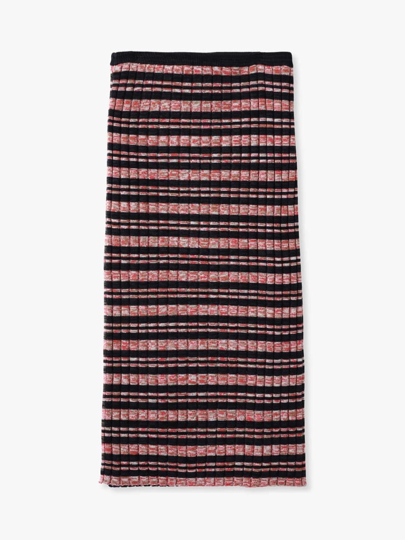 ローズ ストライプ ラップスカート 詳細画像 multi 2