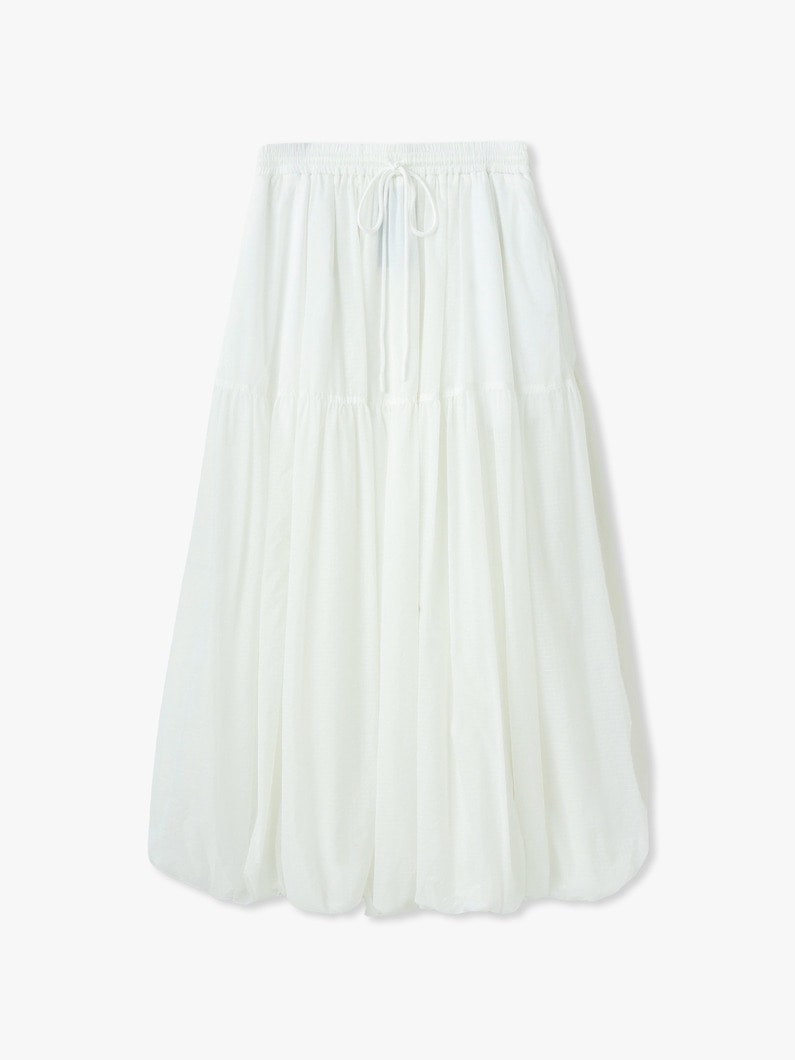 ネットプラス ナイロン バルーンスカート 詳細画像 white 4