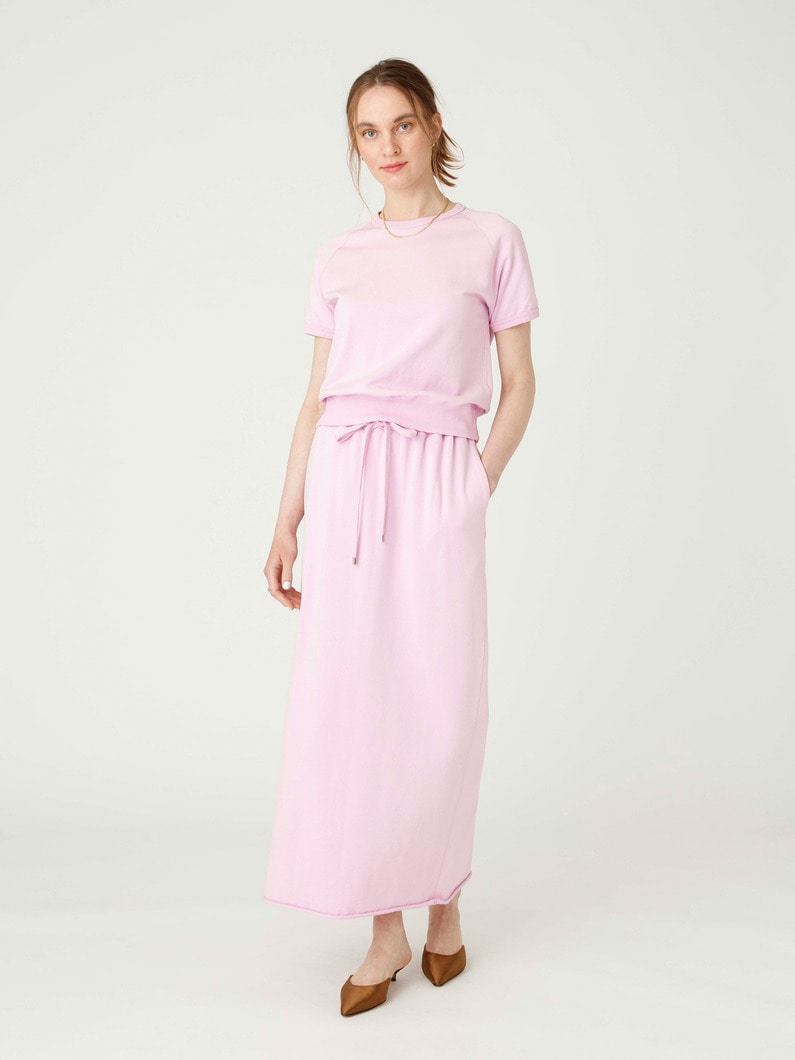 テンダーテリー ロングスカート 詳細画像 pink