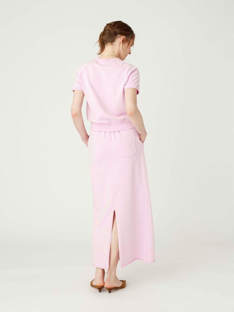 テンダーテリー ロングスカート 詳細画像 pink 2