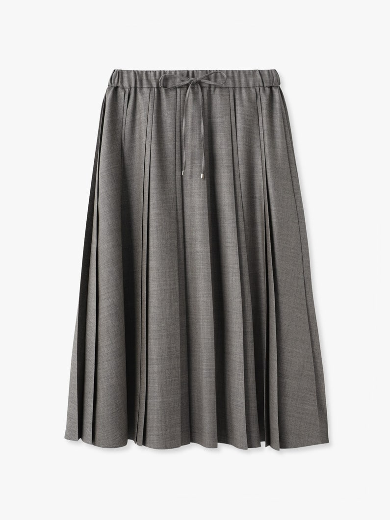 ドライシャンブレー スカート 詳細画像 light brown 3