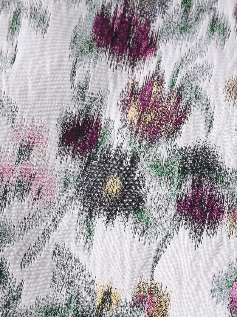 フェードフラワー ジャカード フレア スカート 詳細画像 ivory 4