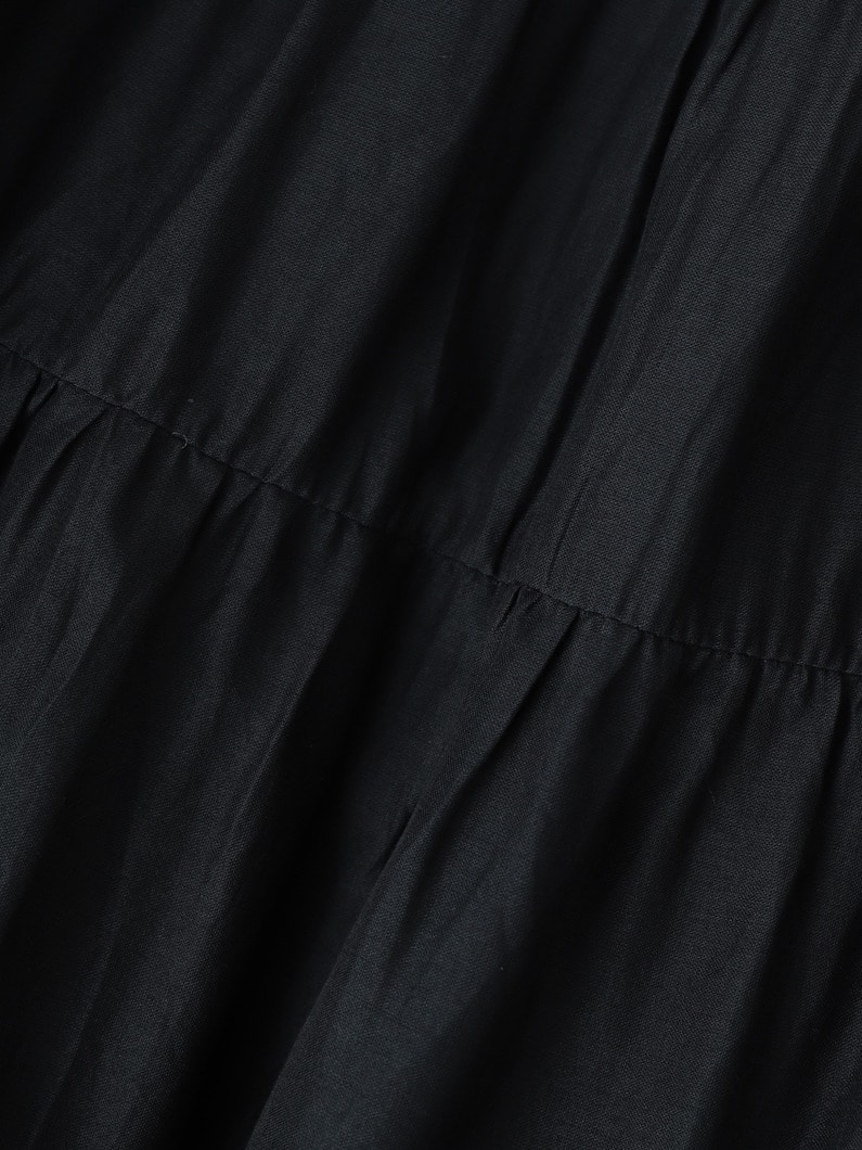 チャンドニー ティアード スカート 詳細画像 black 3