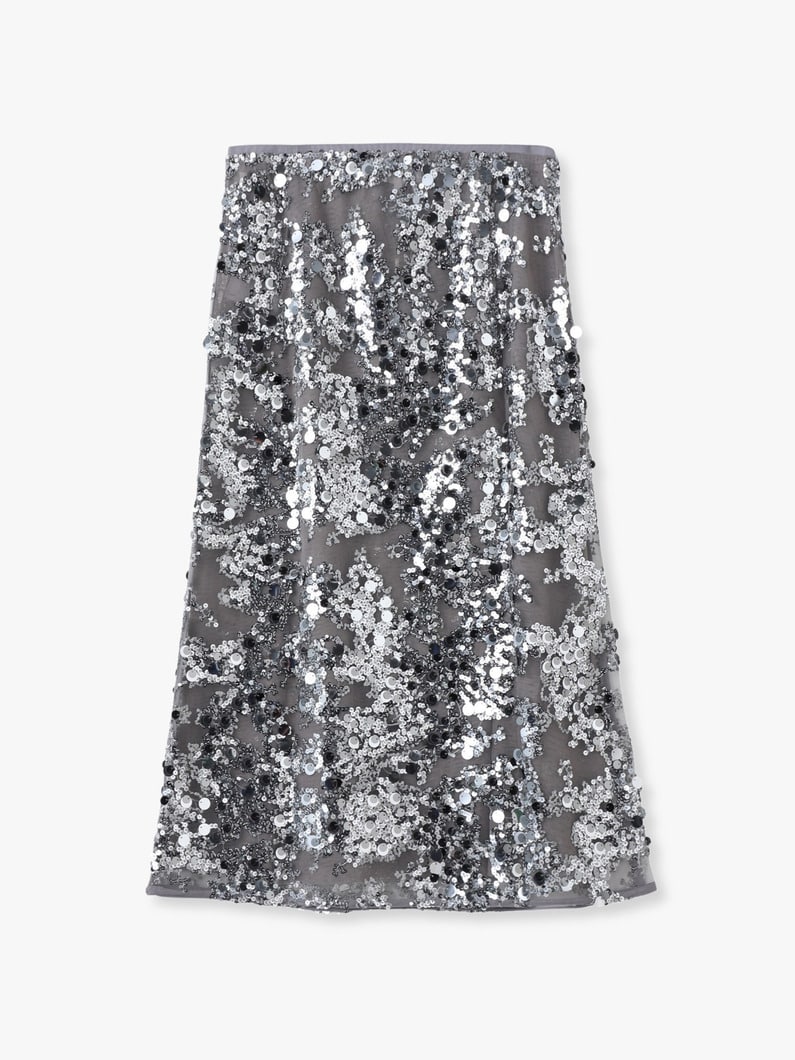 シャニア ミディ スカート 詳細画像 gray 1