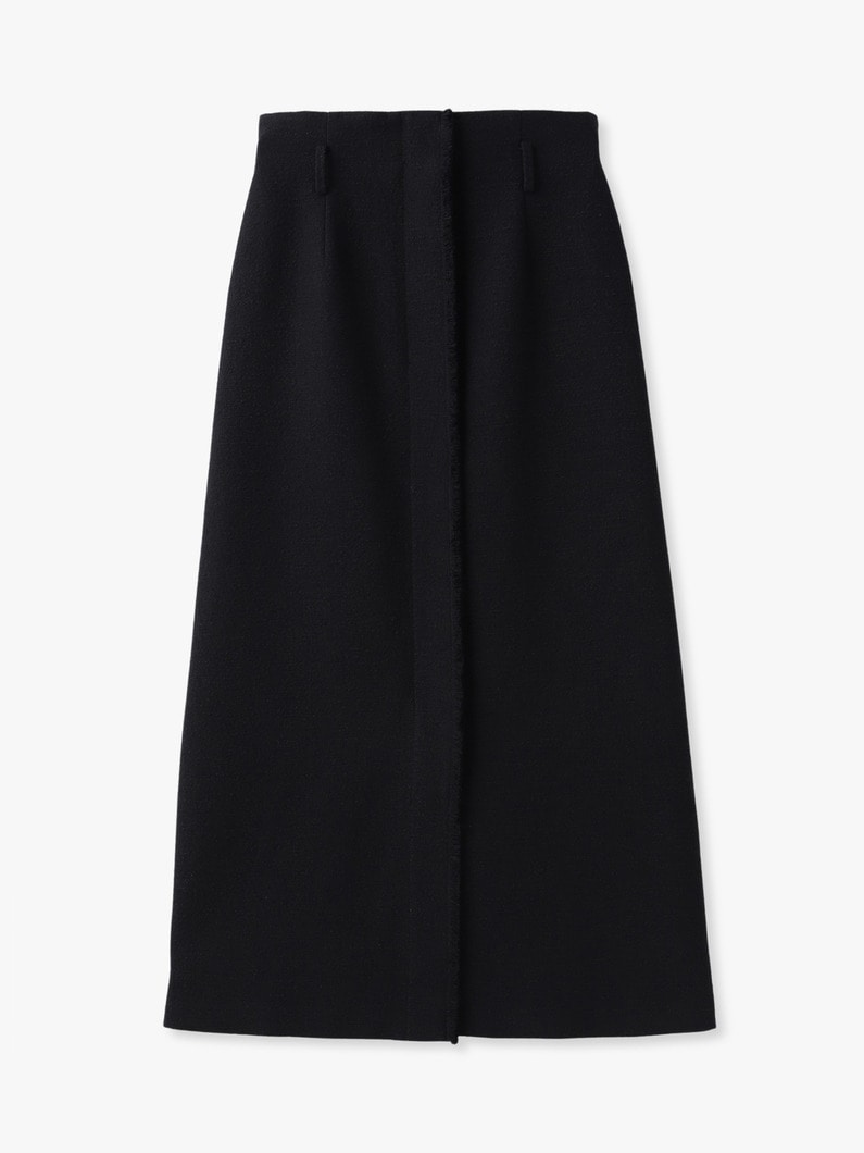 ブークレツイード タイト スカート 詳細画像 ivory 1