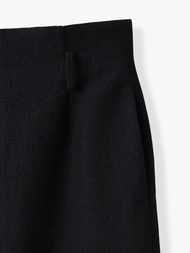 ブークレツイード タイト スカート 詳細画像 ivory 2