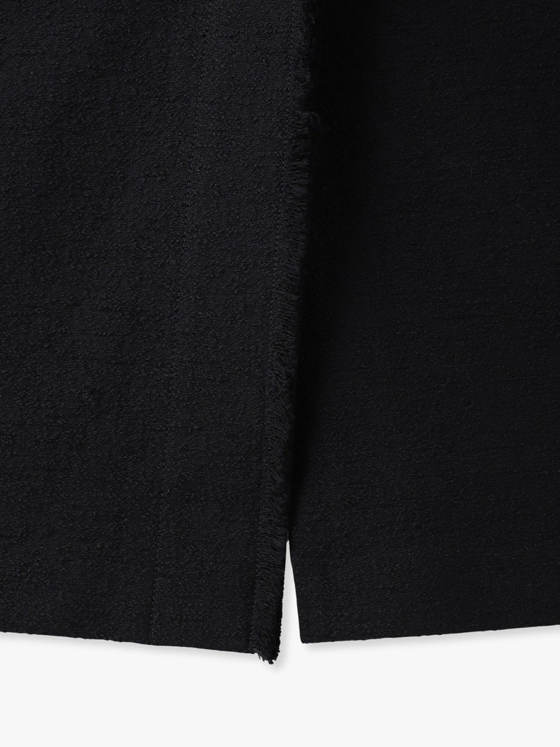 ブークレツイード タイト スカート 詳細画像 ivory 4