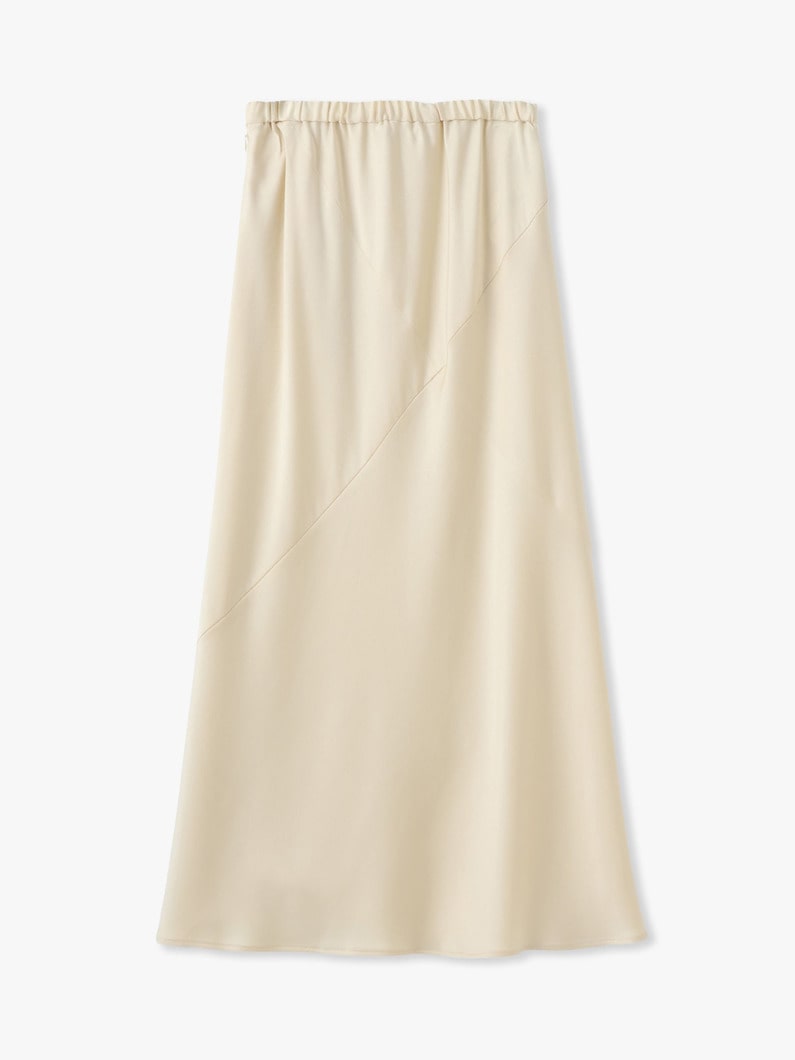 サテン フレアスカート 詳細画像 ivory 4