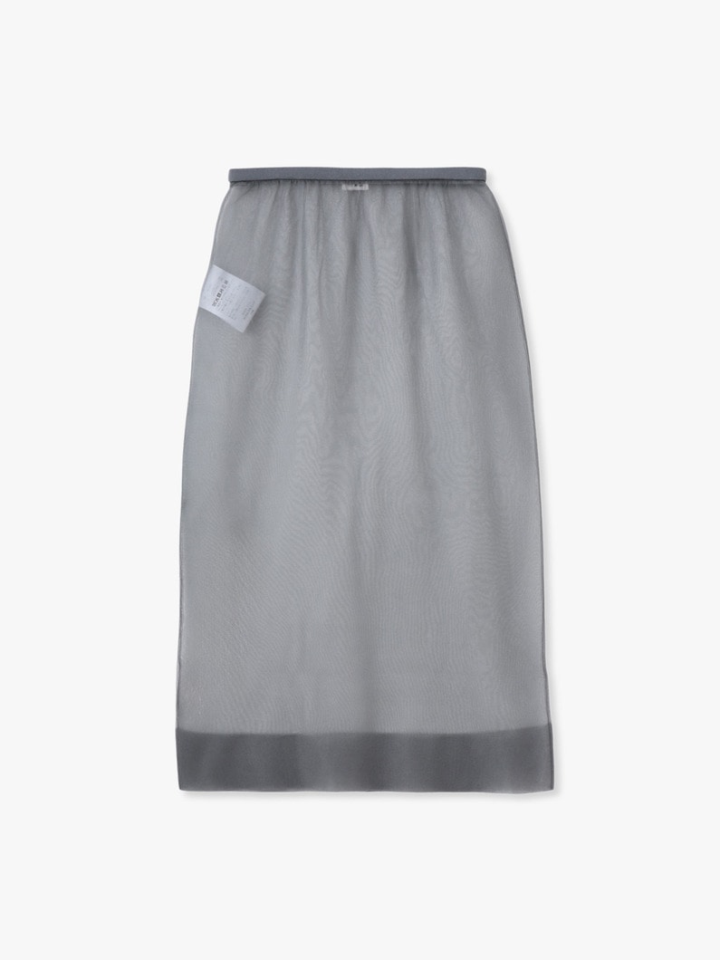 シアー ニット スカート（グレー） 詳細画像 gray 1