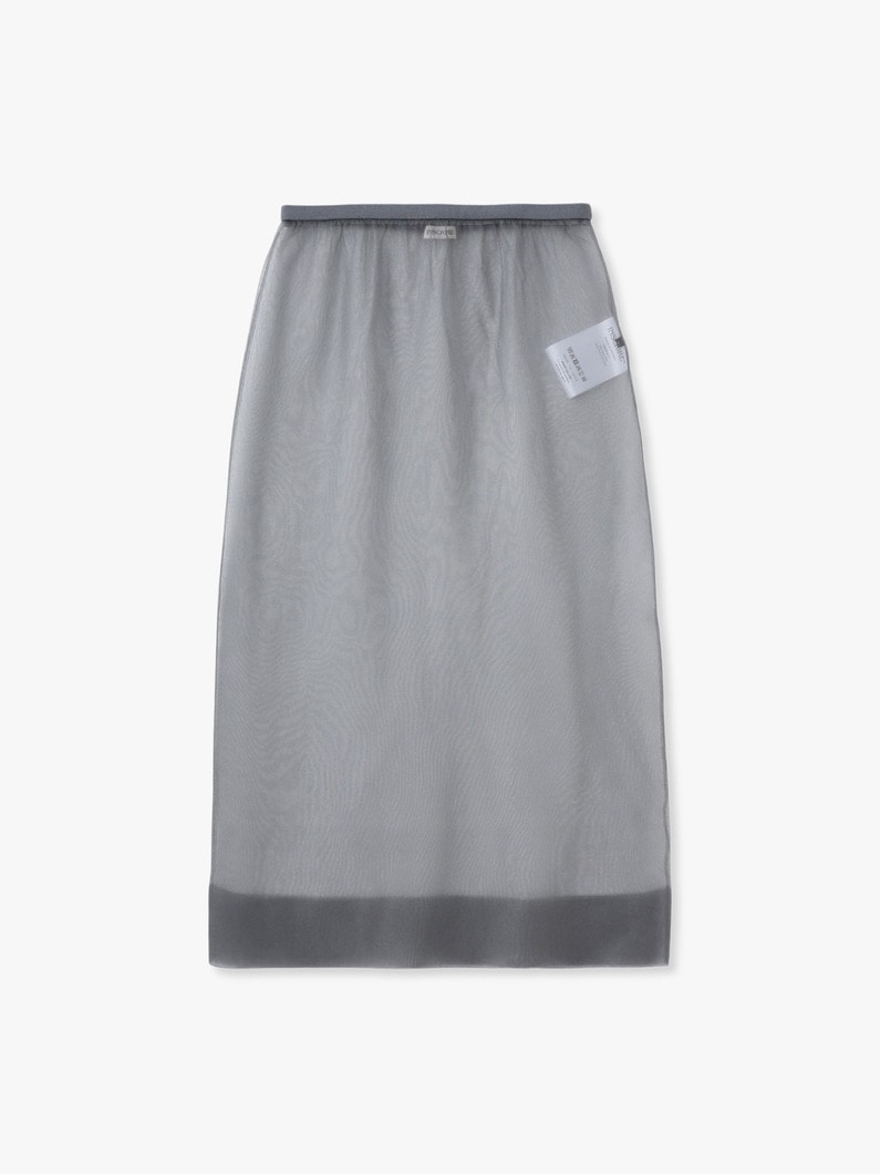 シアー ニット スカート（グレー） 詳細画像 gray 1