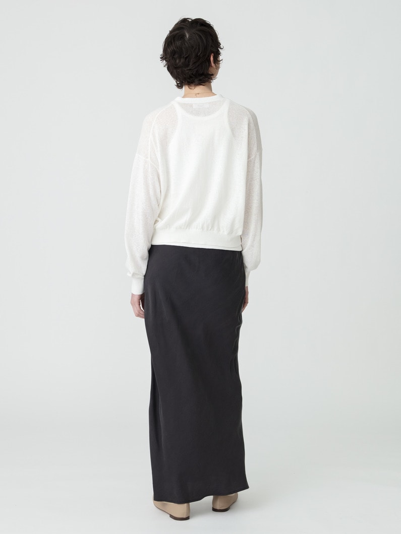 イージー マキシスカート（ブラック/カーキ） 詳細画像 black 3