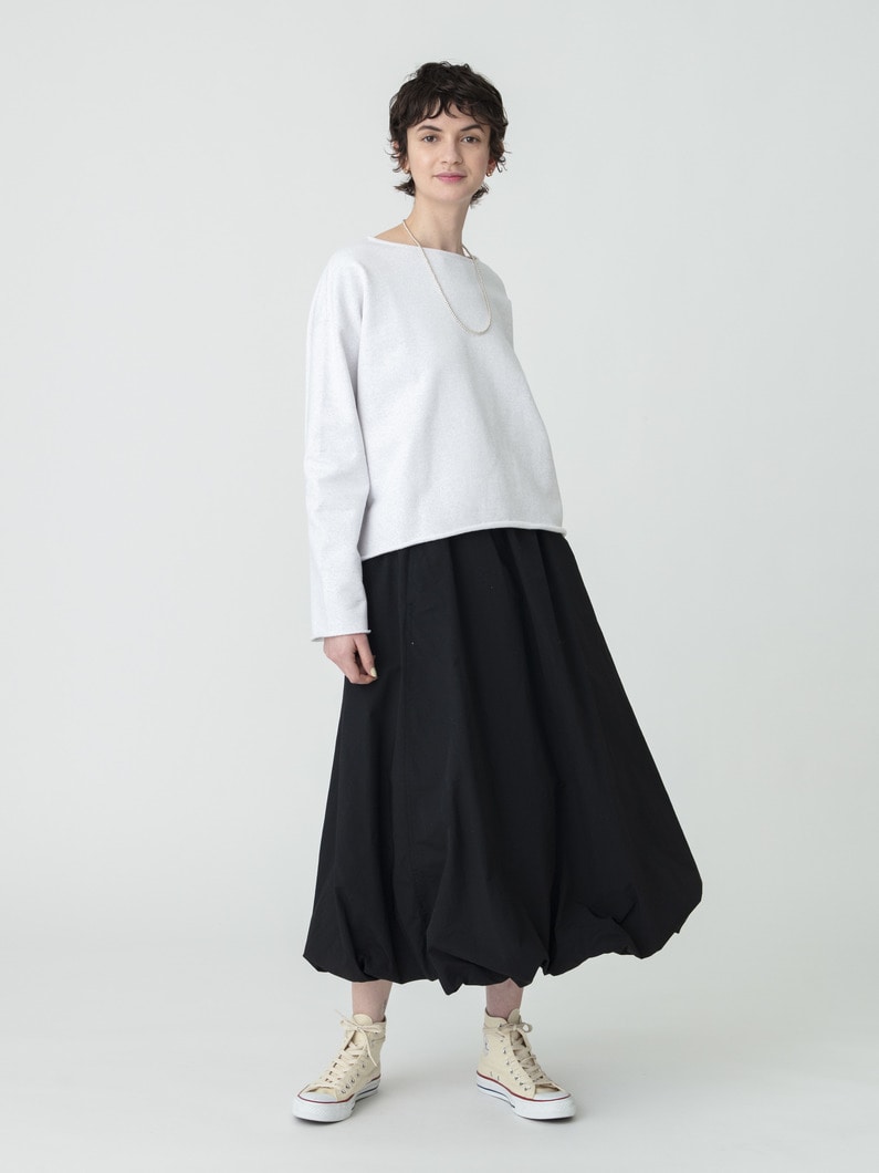 ナイロン バルーンスカート 詳細画像 black 2