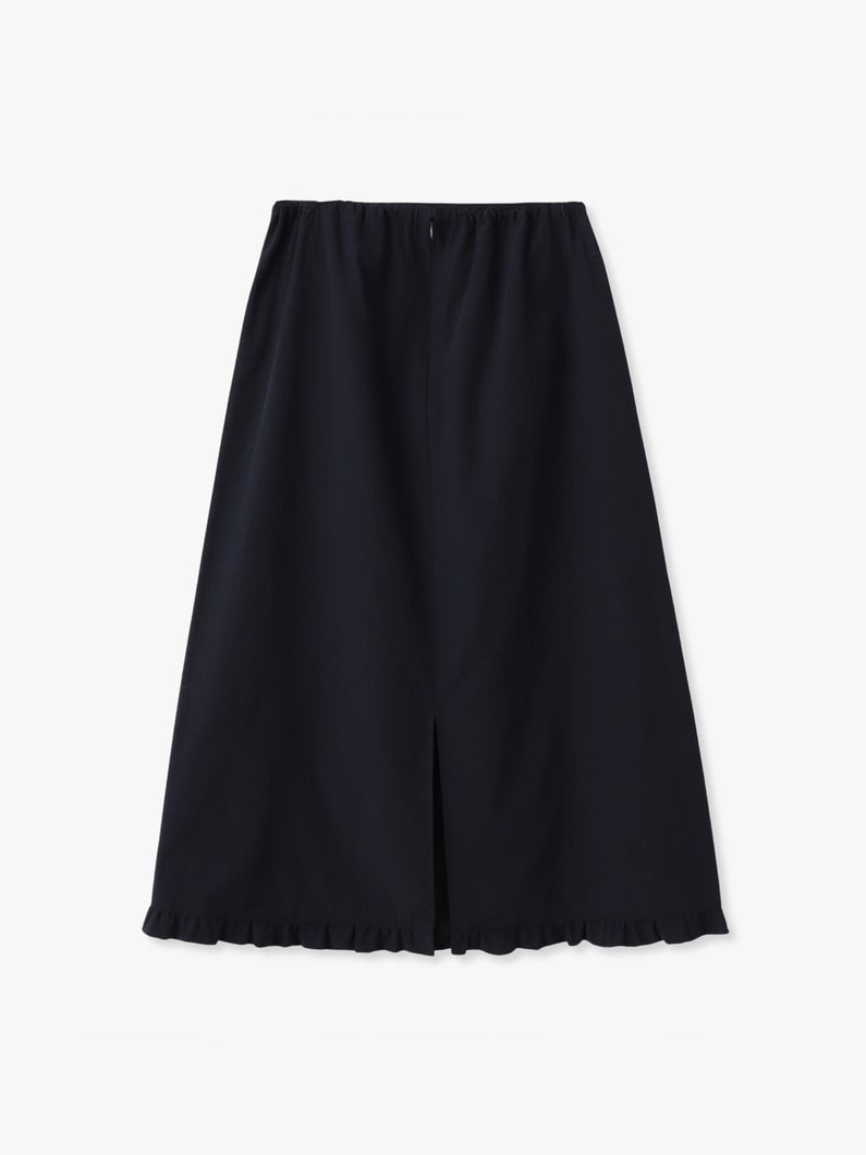 フリル ナイロンスカート 詳細画像 black 1