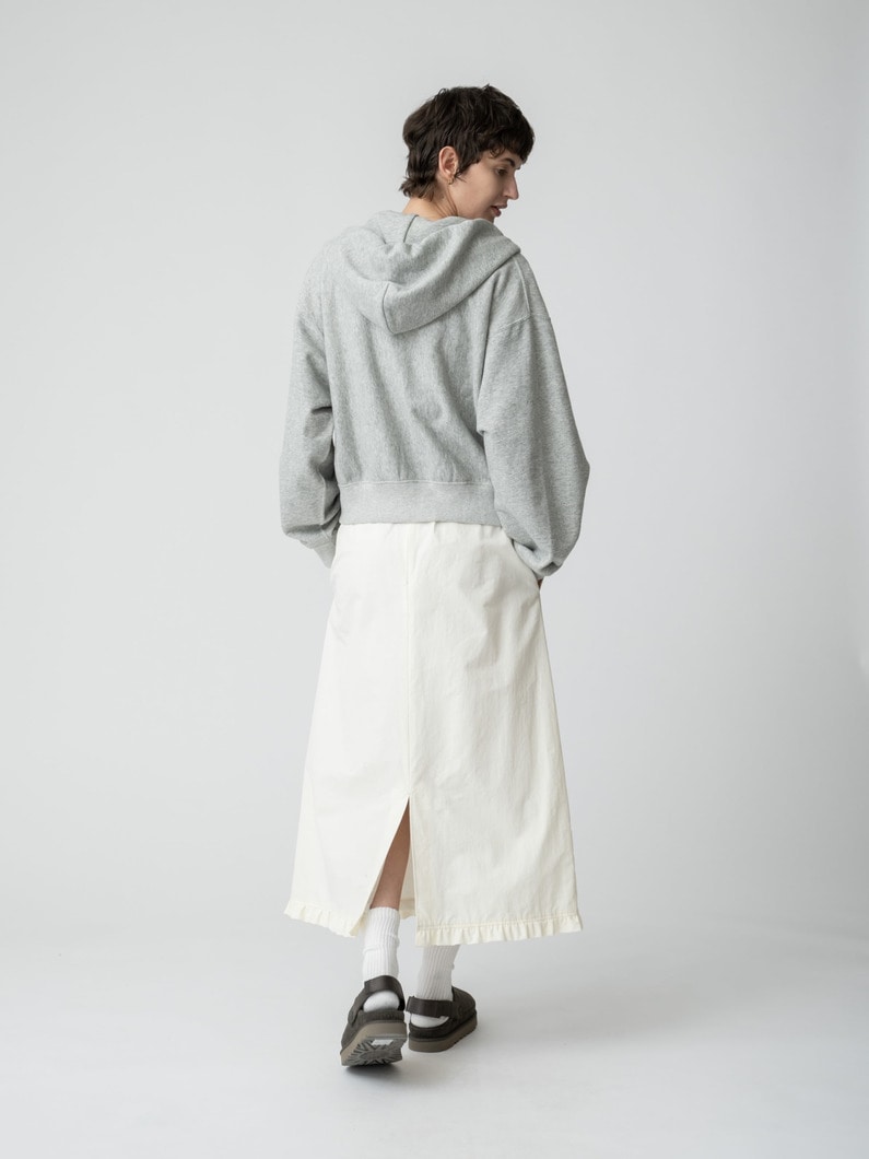 フリル ナイロンスカート 詳細画像 white 3