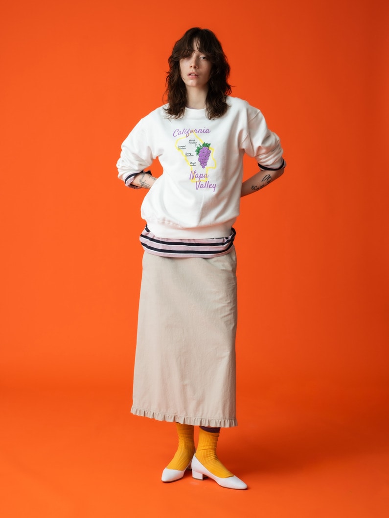 フリル ナイロンスカート 詳細画像 gray 4