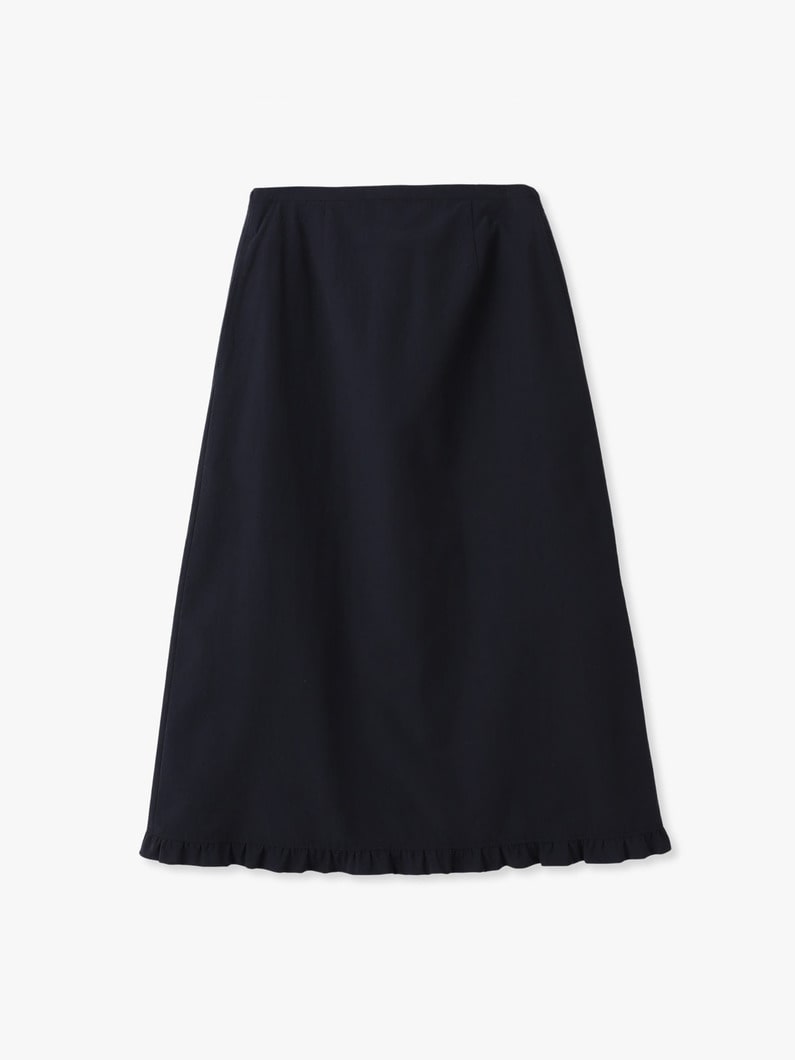 フリル ナイロンスカート 詳細画像 black 5