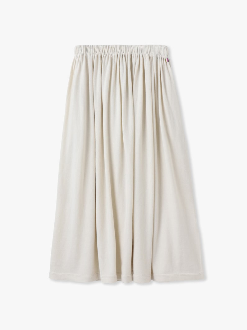 メアリー コットンカシミア ニット ミディ スカート 詳細画像 black 1