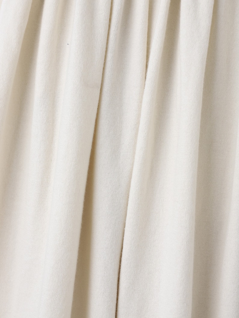 メアリー コットンカシミア ニット ミディ スカート 詳細画像 black 3