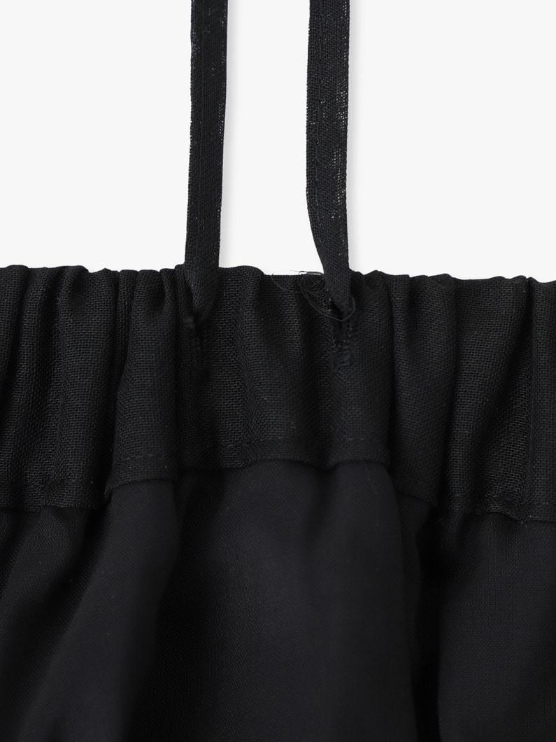 ソフトオーガンジー スカート 詳細画像 black 2