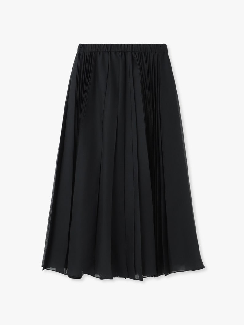 ソフトオーガンジー スカート 詳細画像 black 1