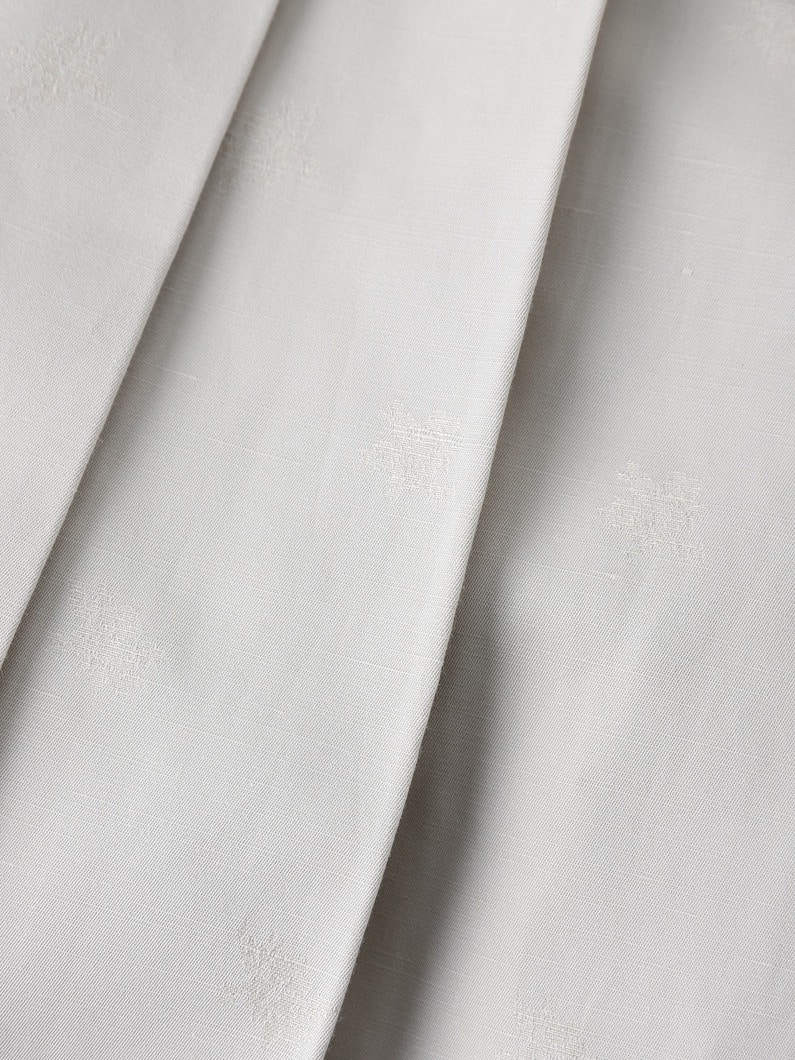 コットンリネンジャガード スカート 詳細画像 light green 4