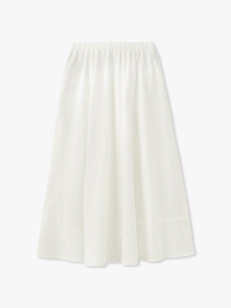 タイプライター フレアスカート 詳細画像 white 1