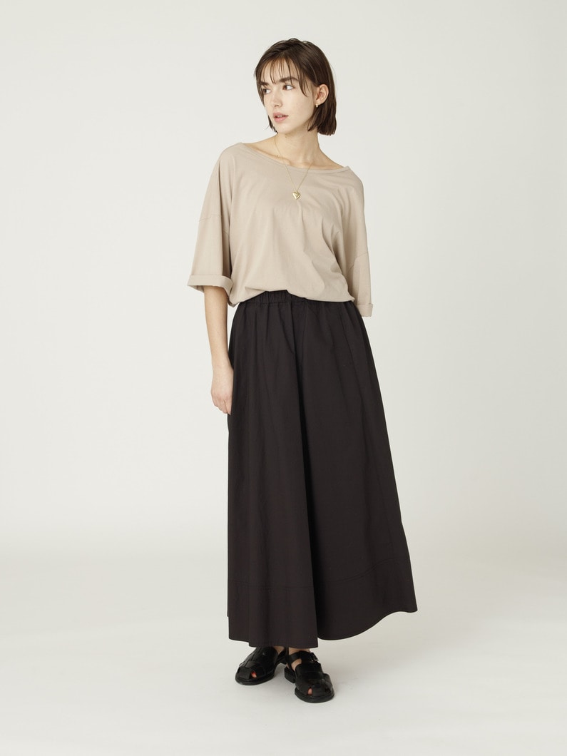 タイプライター フレアスカート 詳細画像 dark navy