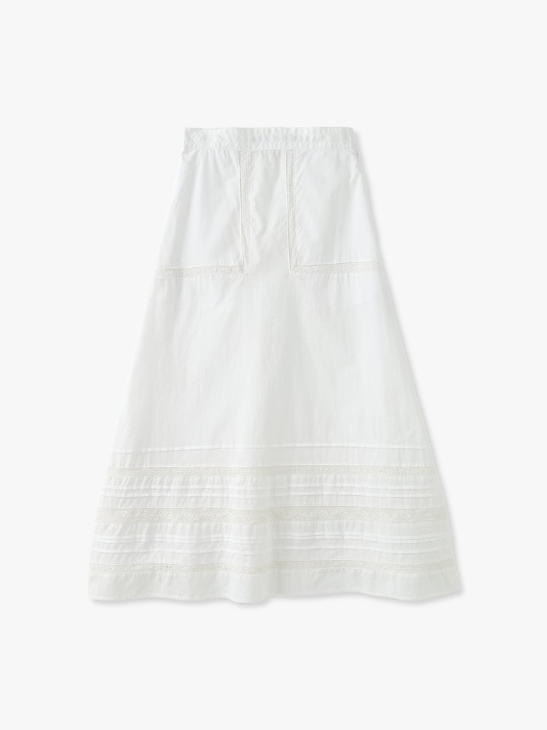 レース スカート（ホワイト/ブラック） 詳細画像 white 4