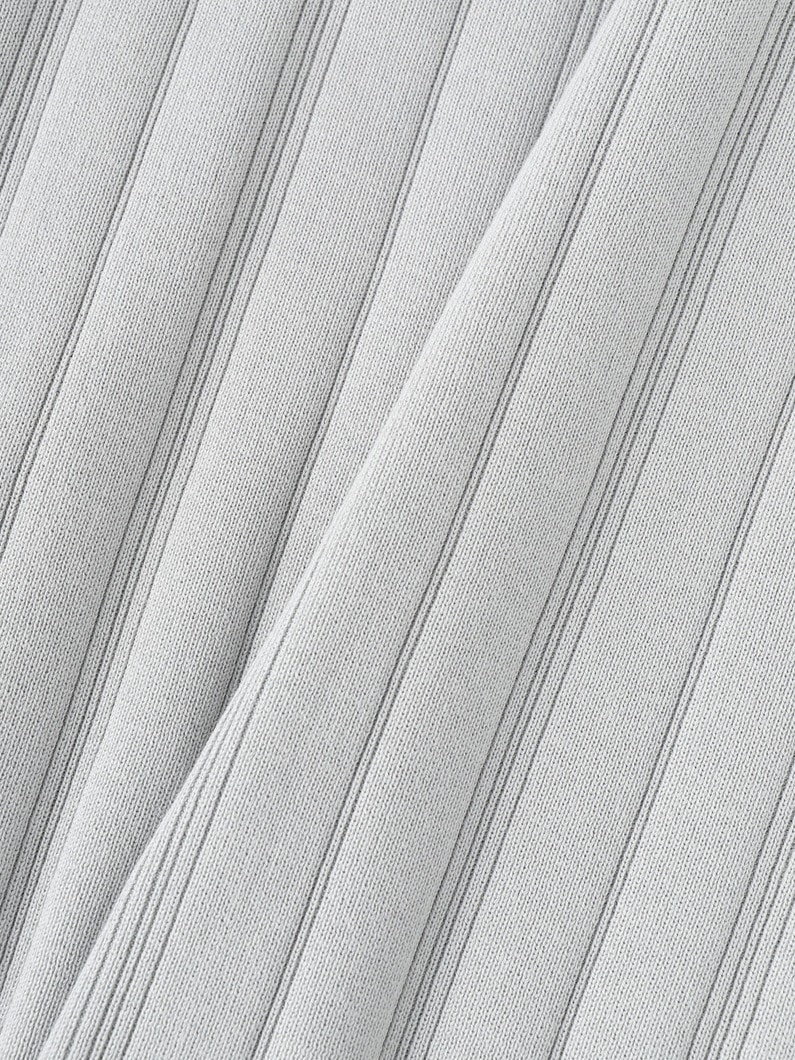 コットン ニット スカート（ブラウン/グリーン/グレー） 詳細画像 green 2