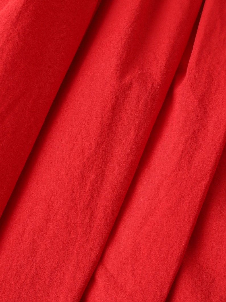 オーガニックコットン ギャザースカート（レッド/パープル） 詳細画像 red 4