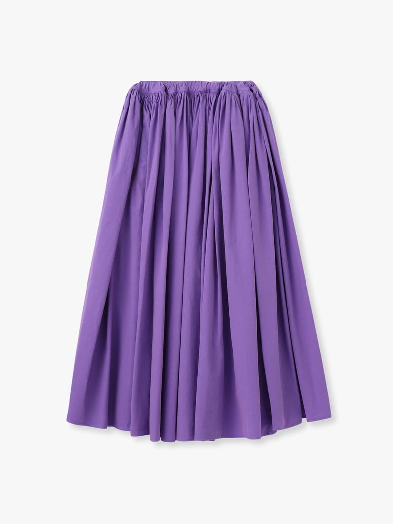 オーガニックコットン ギャザースカート（レッド/パープル） 詳細画像 purple 4