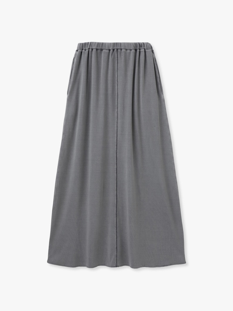 ピグメントダイ フレアスカート 詳細画像 charcoal gray 1