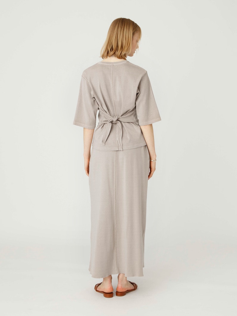 ピグメントダイ フレアスカート 詳細画像 beige 2