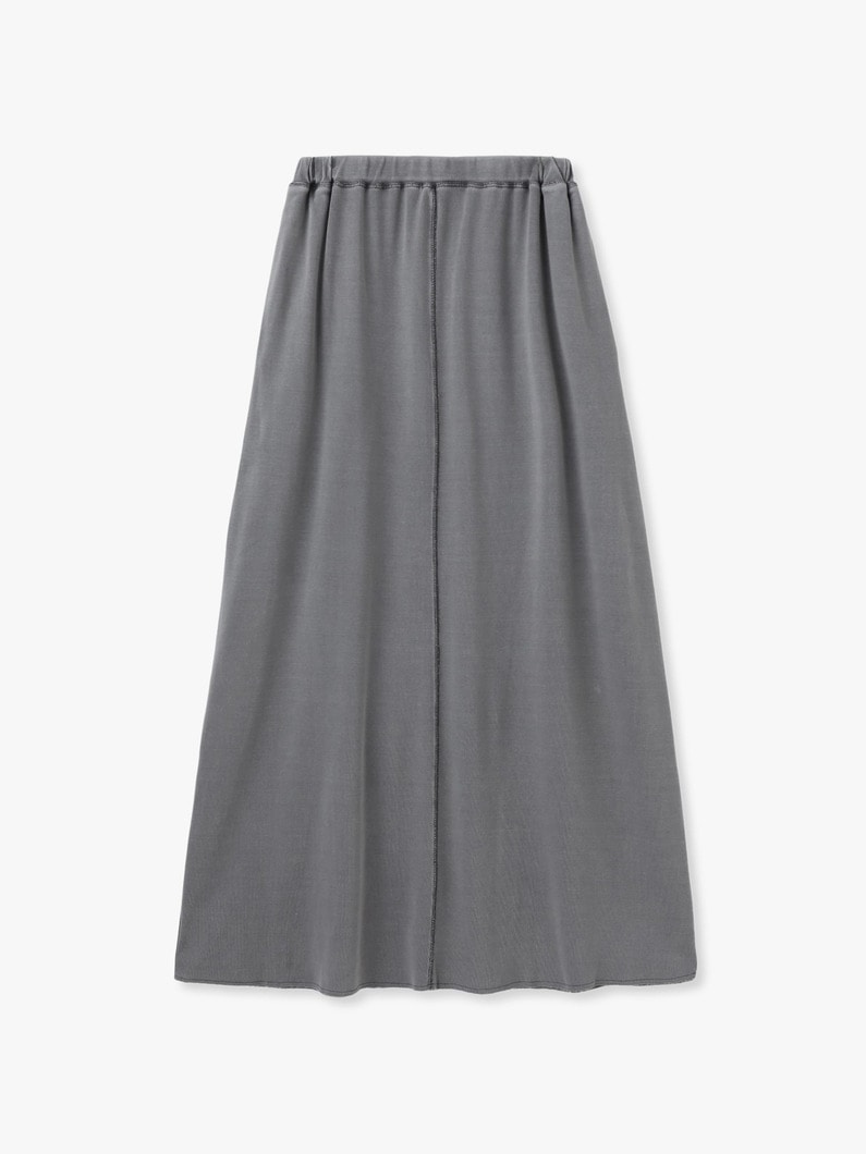 ピグメントダイ フレアスカート 詳細画像 charcoal gray 4