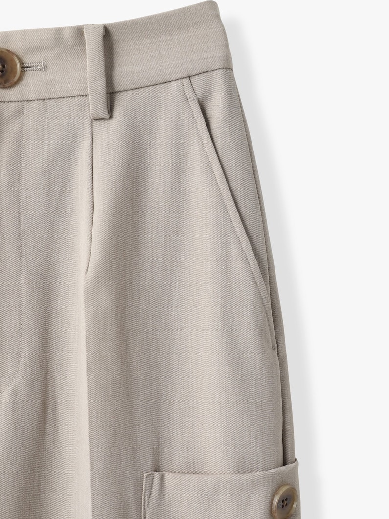 ジャストウエスト カーゴパンツ 詳細画像 beige 3