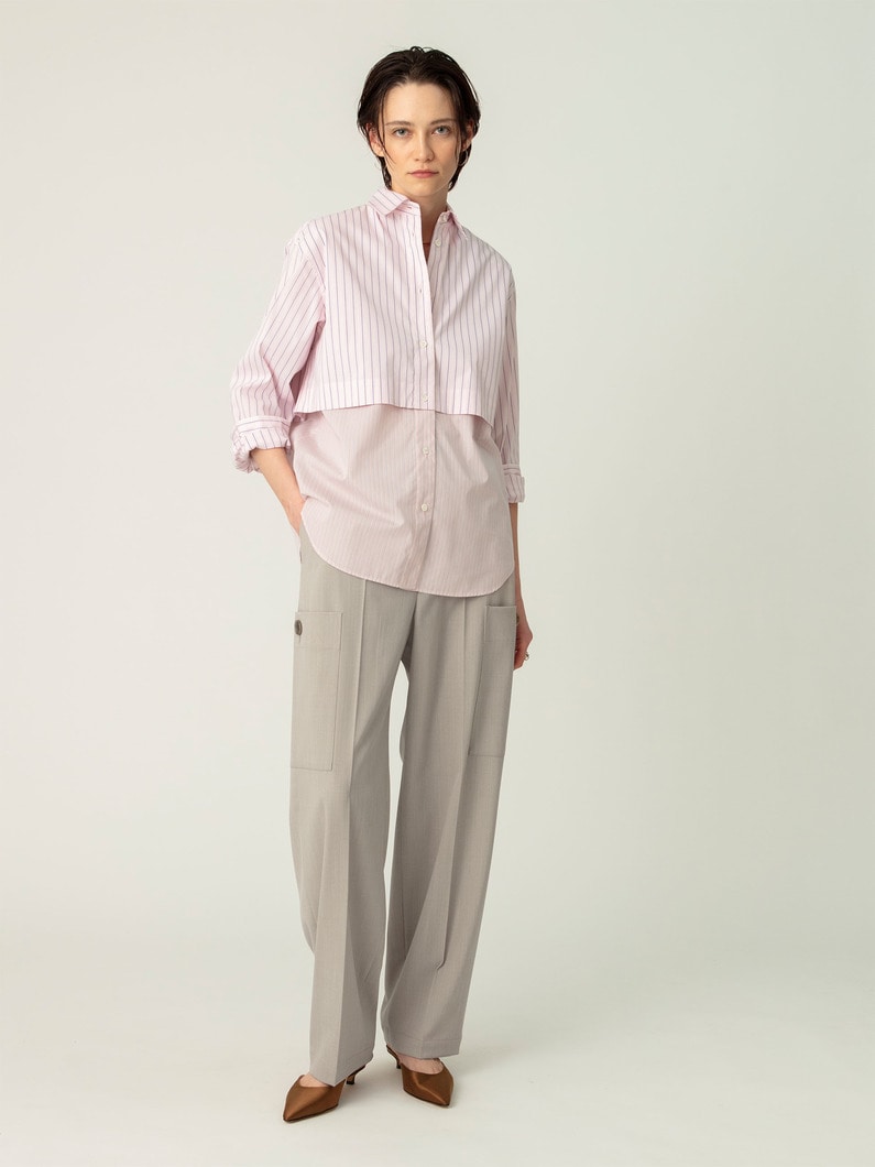 ジャストウエスト カーゴパンツ 詳細画像 beige 1