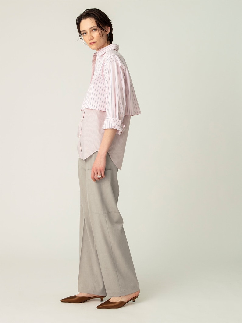 ジャストウエスト カーゴパンツ 詳細画像 beige 2