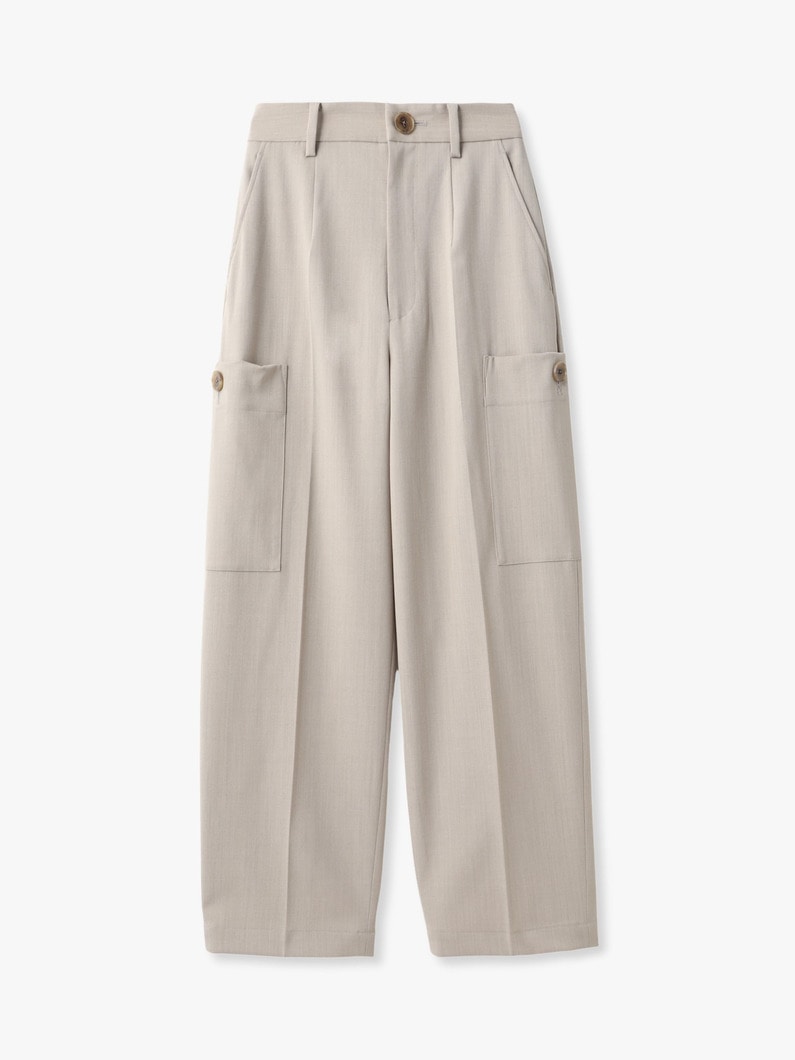 ジャストウエスト カーゴパンツ 詳細画像 beige 4