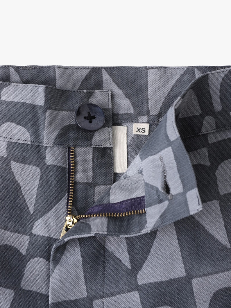 ハートクッキー プリント ディスコパンツ 詳細画像 black 2