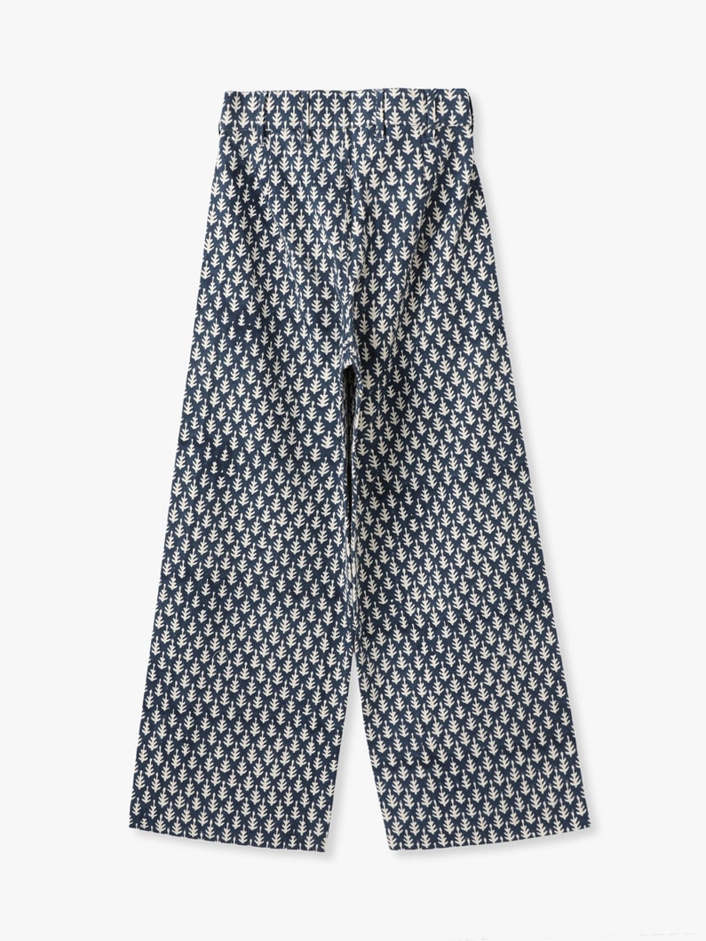 リバース パッチ プリント ディスコパンツ 詳細画像 navy 1