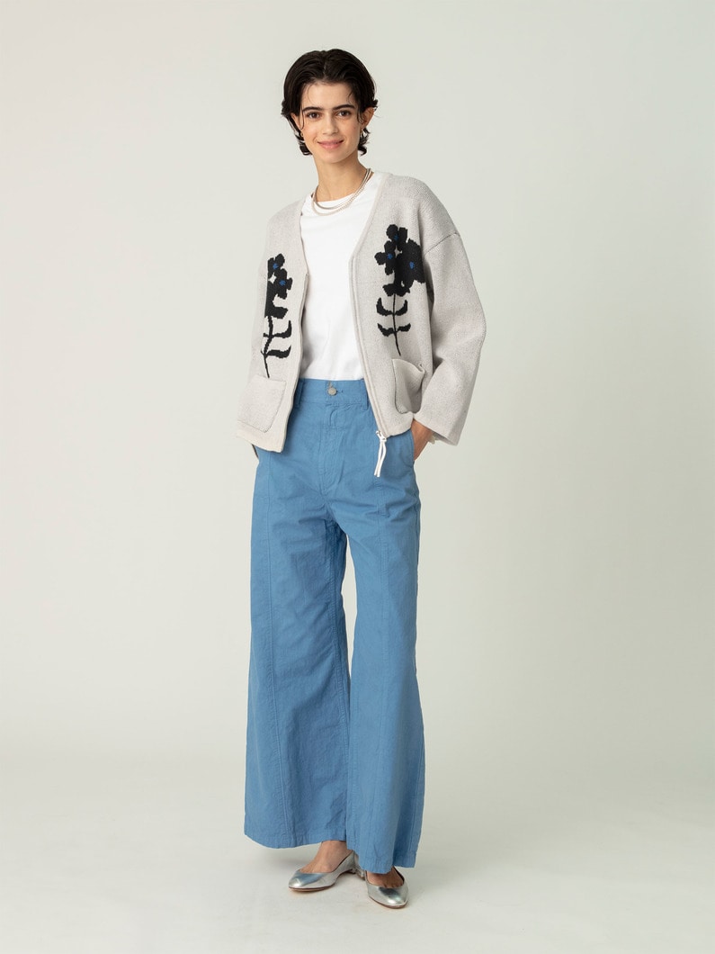 ネップド ウェザー パンツ 詳細画像 blue