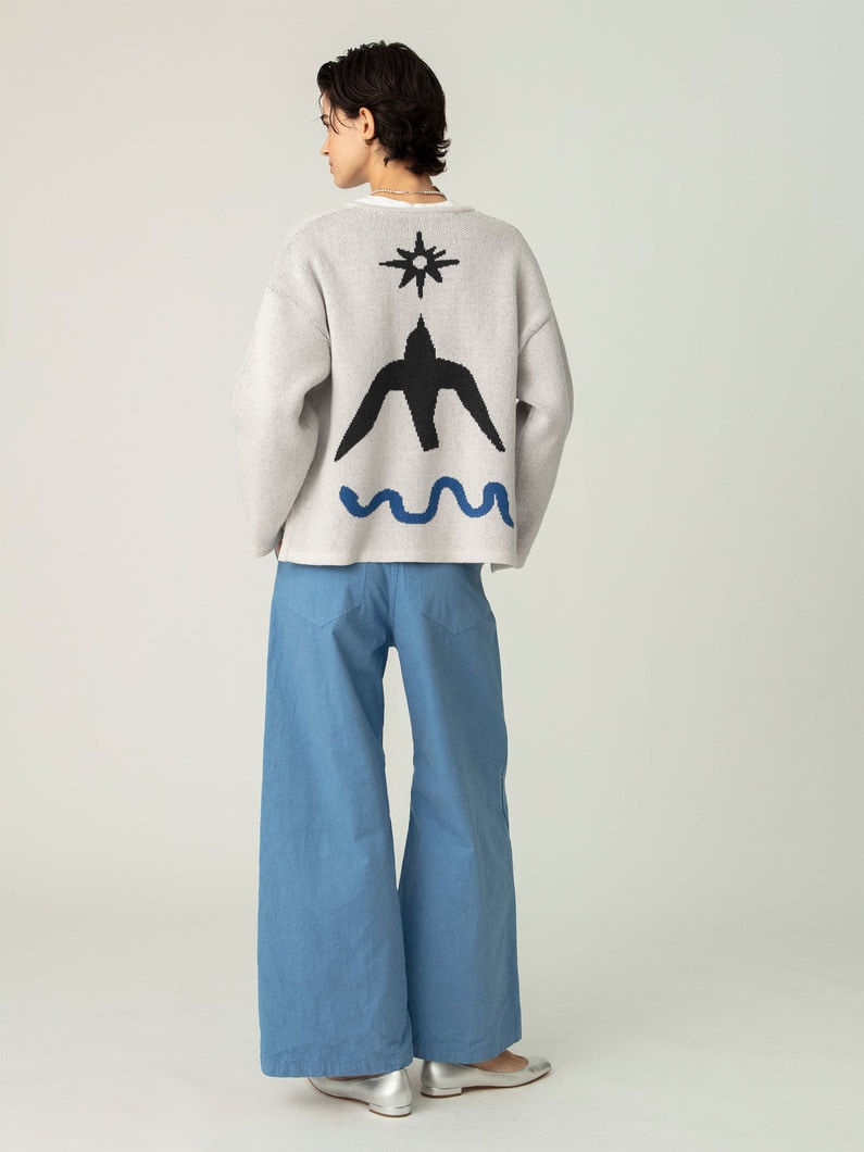 ネップド ウェザー パンツ 詳細画像 blue 2