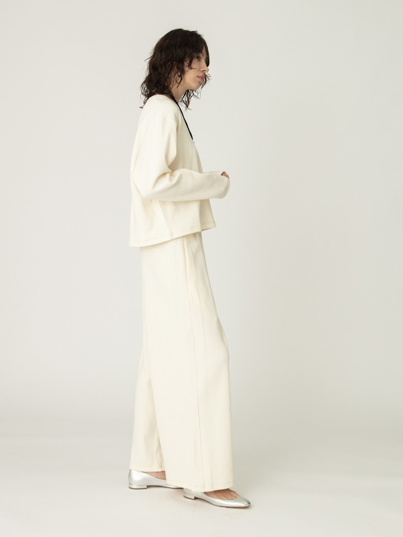 サーマル イージーパンツ 詳細画像 ivory 2