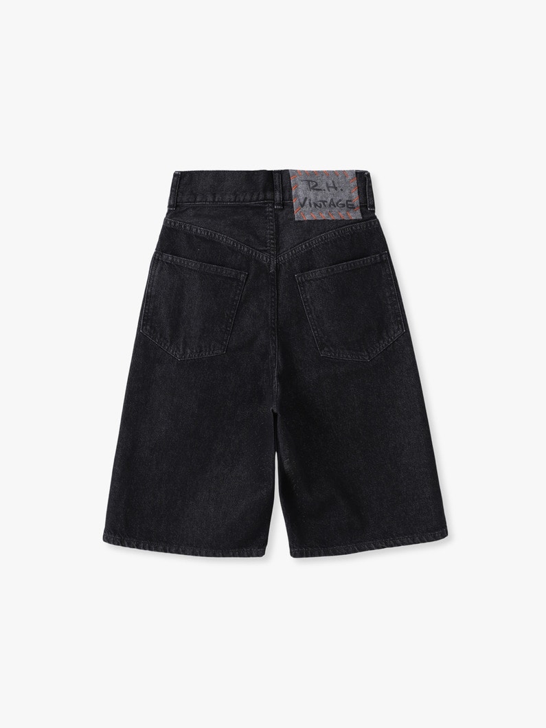 オーガニックコットン デニム ハーフパンツ 詳細画像 blue 1